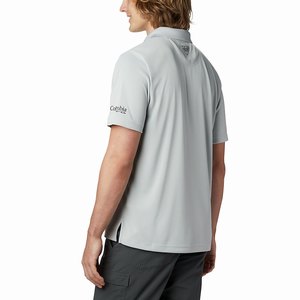 Columbia PFG Fish Series™ Polo Herr Grå (GRNEZ3602)